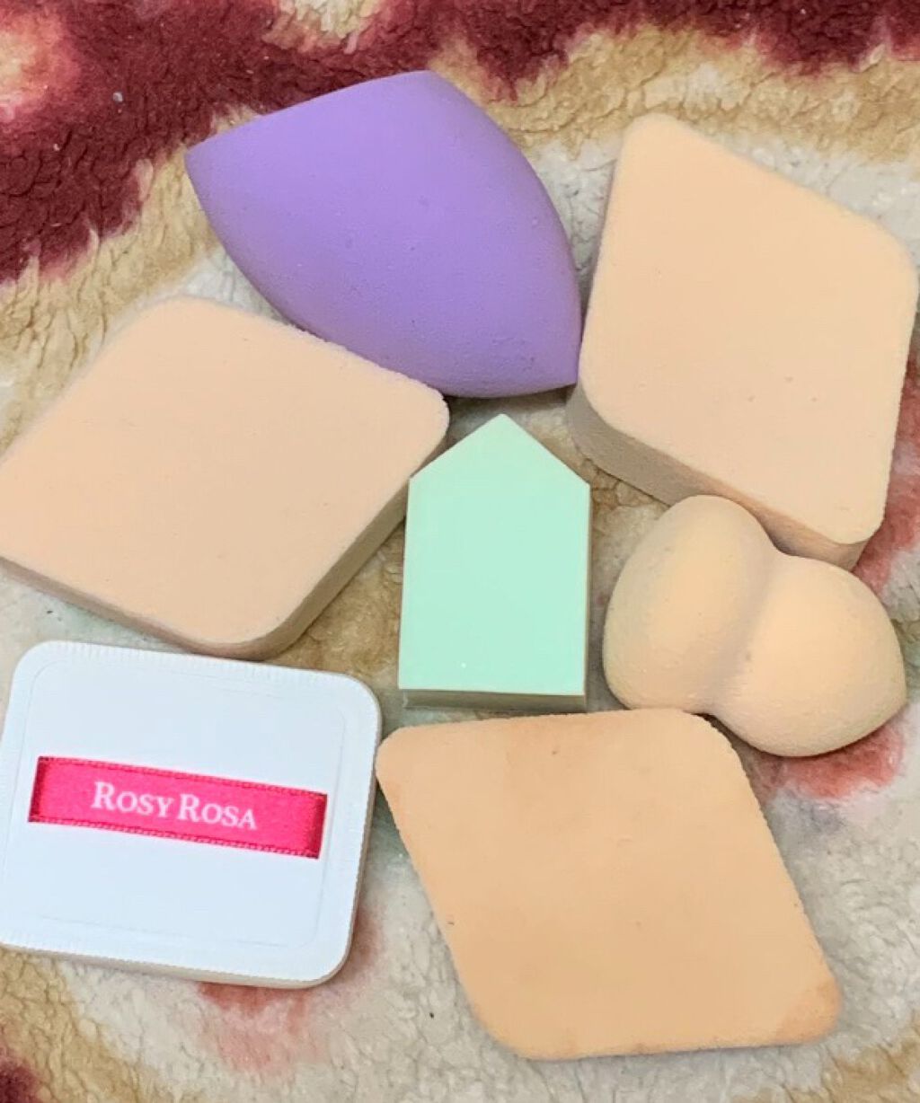 シフォンタッチスポンジ ダイヤ型/ロージーローザ/パフ・スポンジを使ったクチコミ（1枚目）