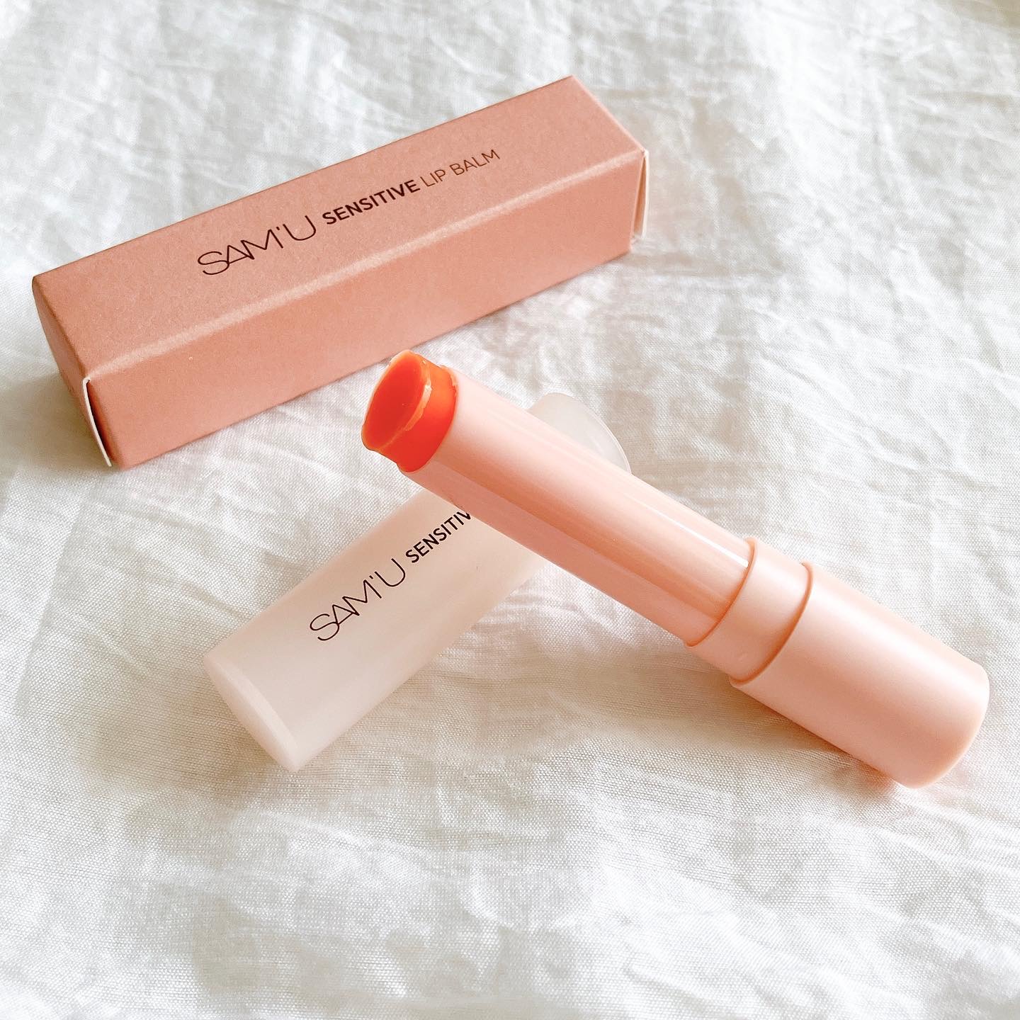 センシティブリップバーム キンモクセイ/SAM'U/リップバームを使ったクチコミ（1枚目）