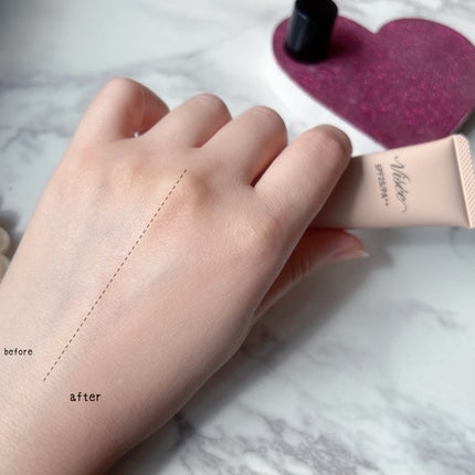 トーンアップ スキン デザイナー/Visée/化粧下地を使ったクチコミ(2枚目)