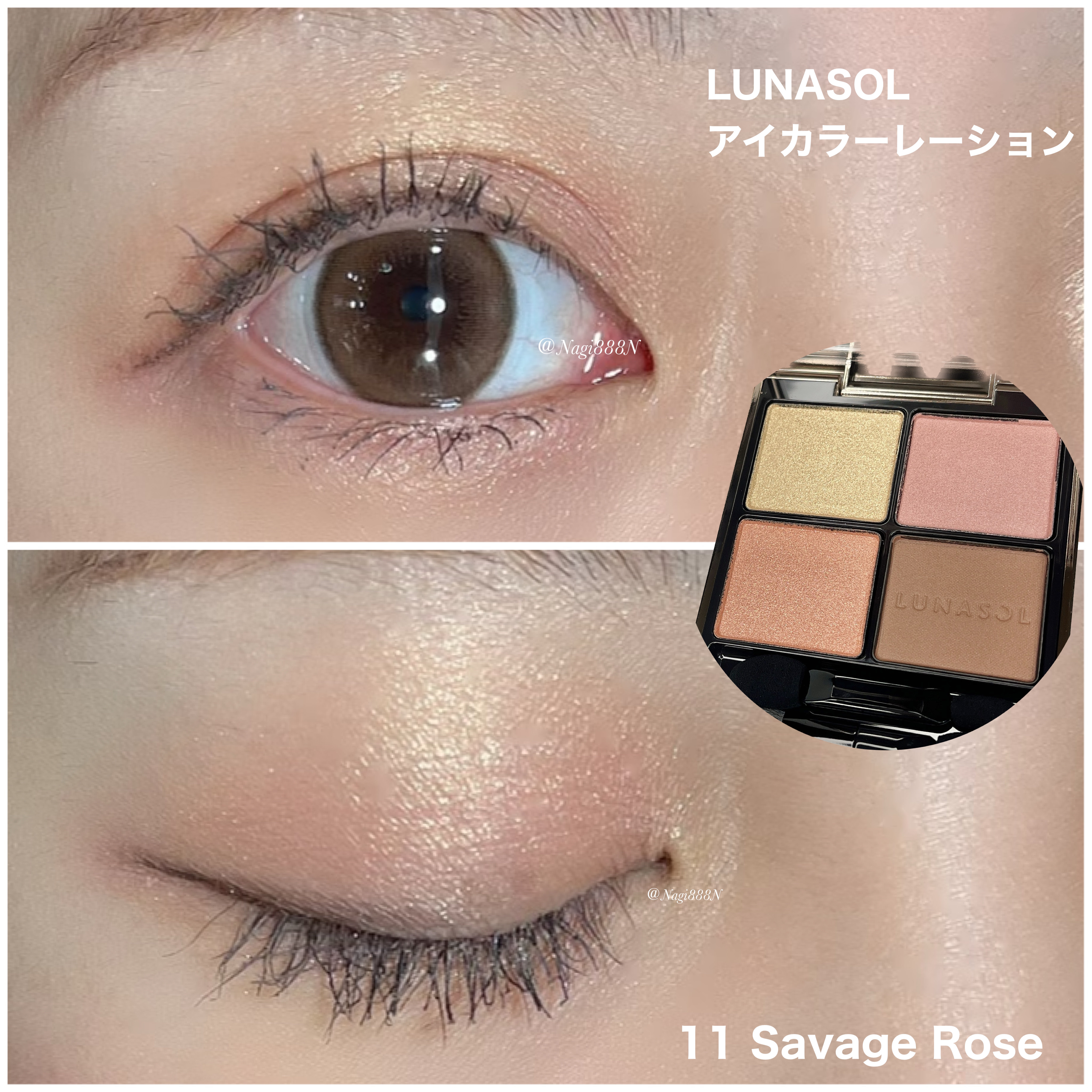 アイカラーレーション/LUNASOL/アイシャドウパレットを使ったクチコミ（1枚目）