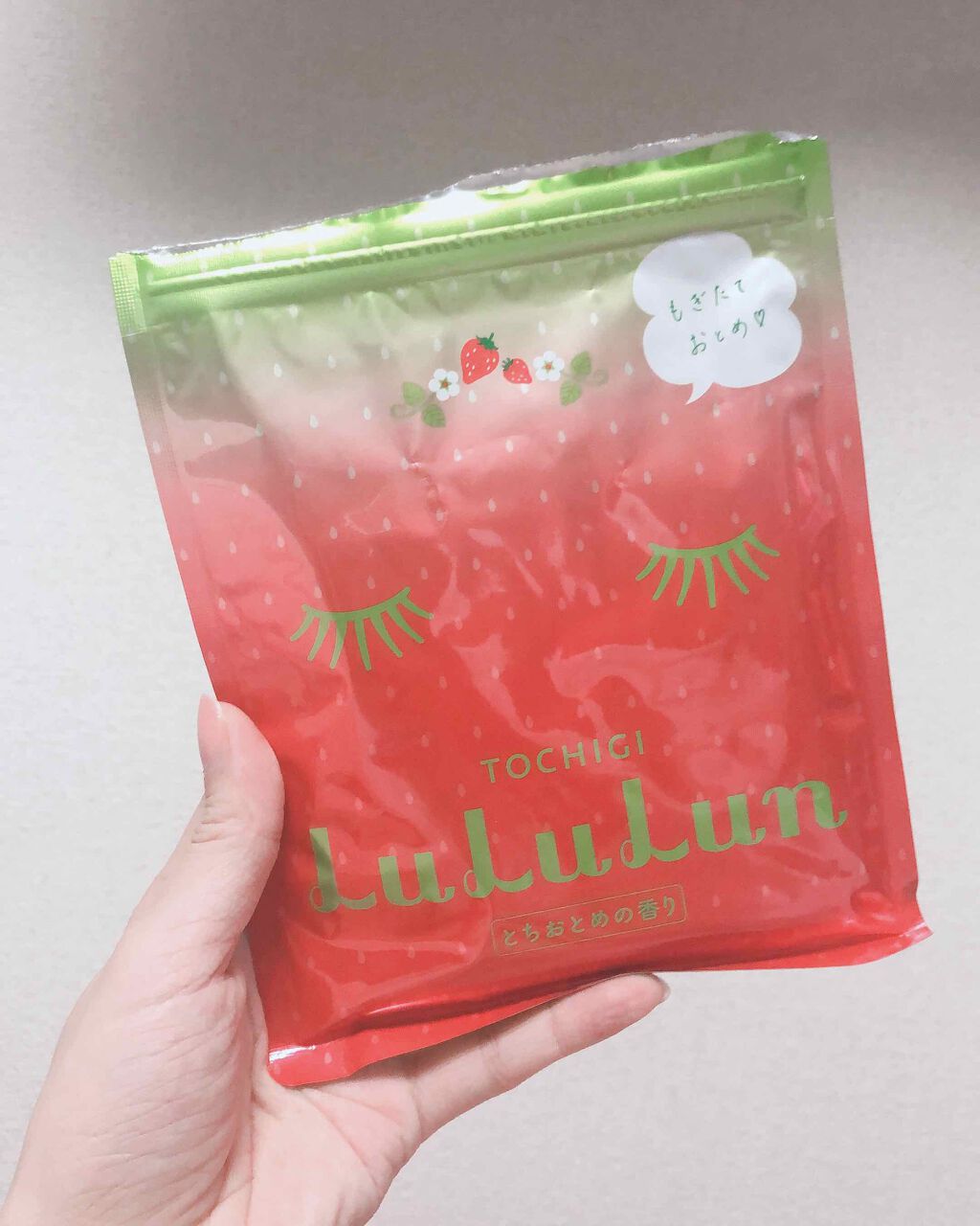 栃木ルルルン(とちおとめの香り)/ルルルン/シートマスク・パックを使ったクチコミ(1枚目)