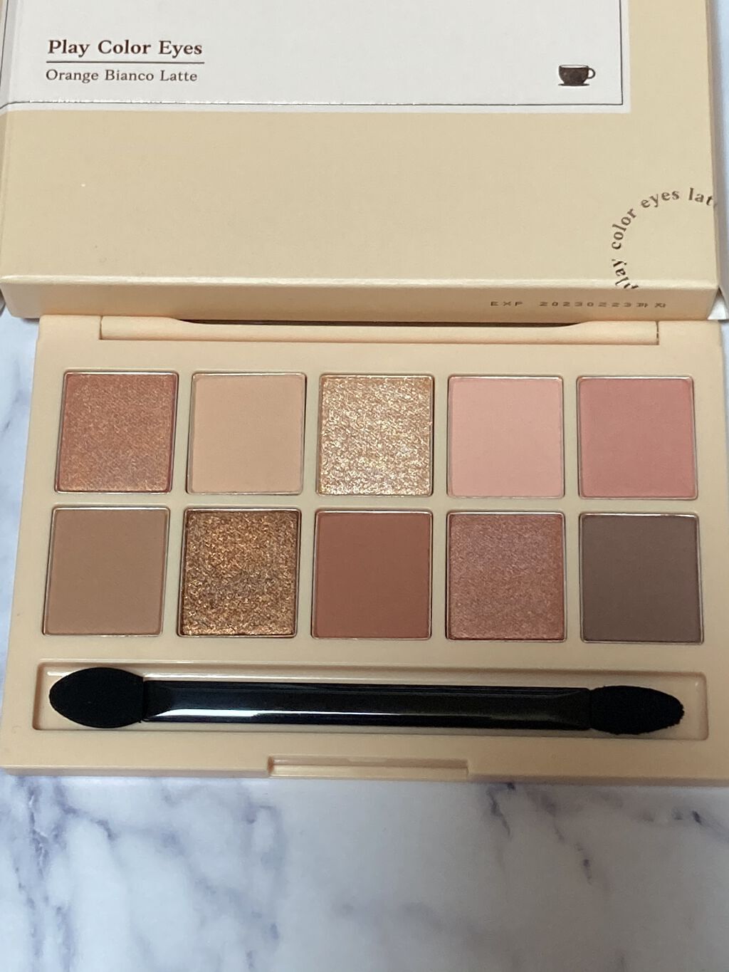 プレイカラーアイズ オレンジビアンコ/ETUDE/アイシャドウパレットを使ったクチコミ（2枚目）