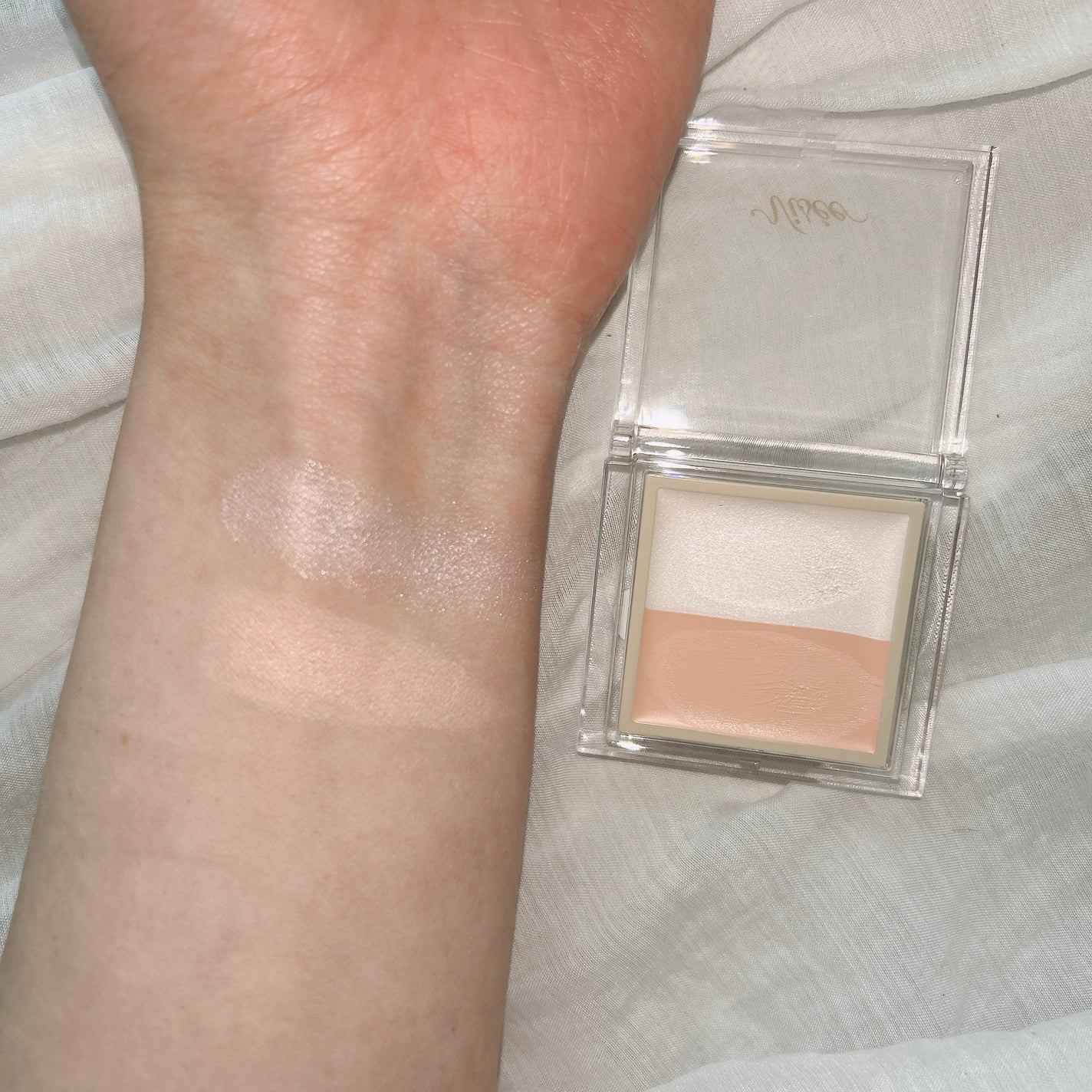 カラーデュオ トリック コンシーラー/Visée/パレットコンシーラーを使ったクチコミ(7枚目)