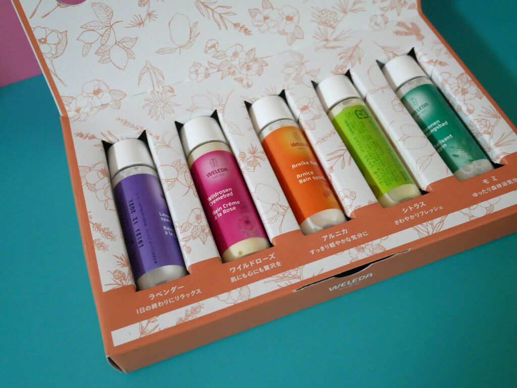 バスミルク ミニセット/WELEDA/その他キットセットを使ったクチコミ（2枚目）