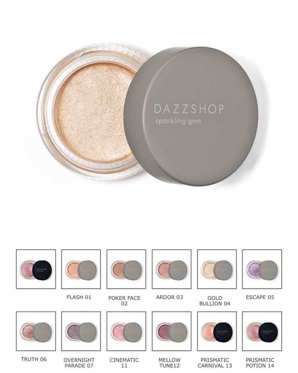 スパークリング ジェム/DAZZSHOP/ジェル・クリームアイシャドウを使ったクチコミ(1枚目)