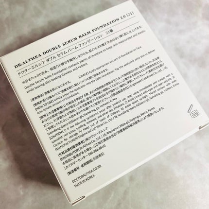 ダブル セラム バーム ファンデーション/Dr.Althea/クリーム・エマルジョンファンデーションを使ったクチコミ(10枚目)