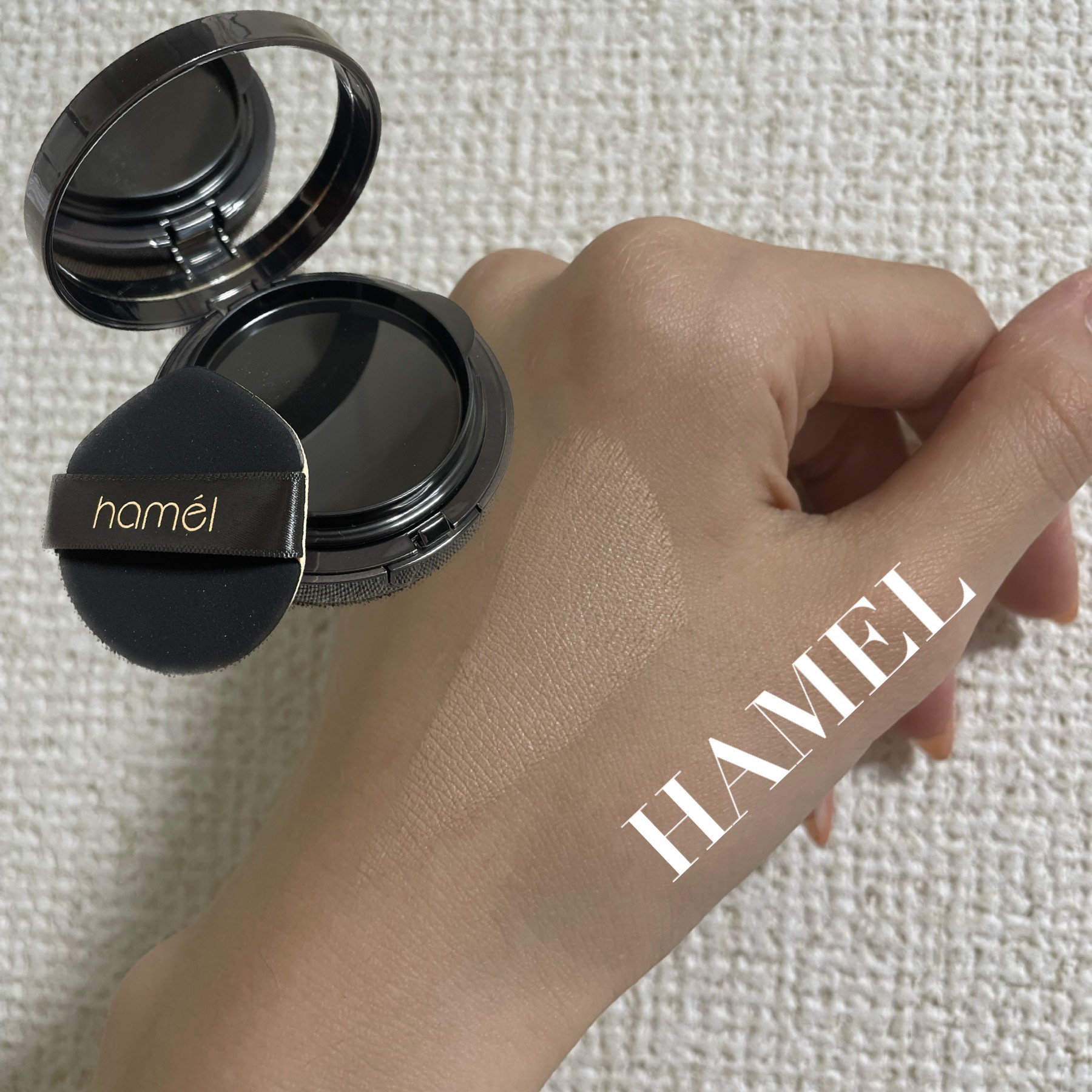 ヴィーガンアクアゼロフィットクッション/HAMEL/クッションファンデーションを使ったクチコミ（1枚目）