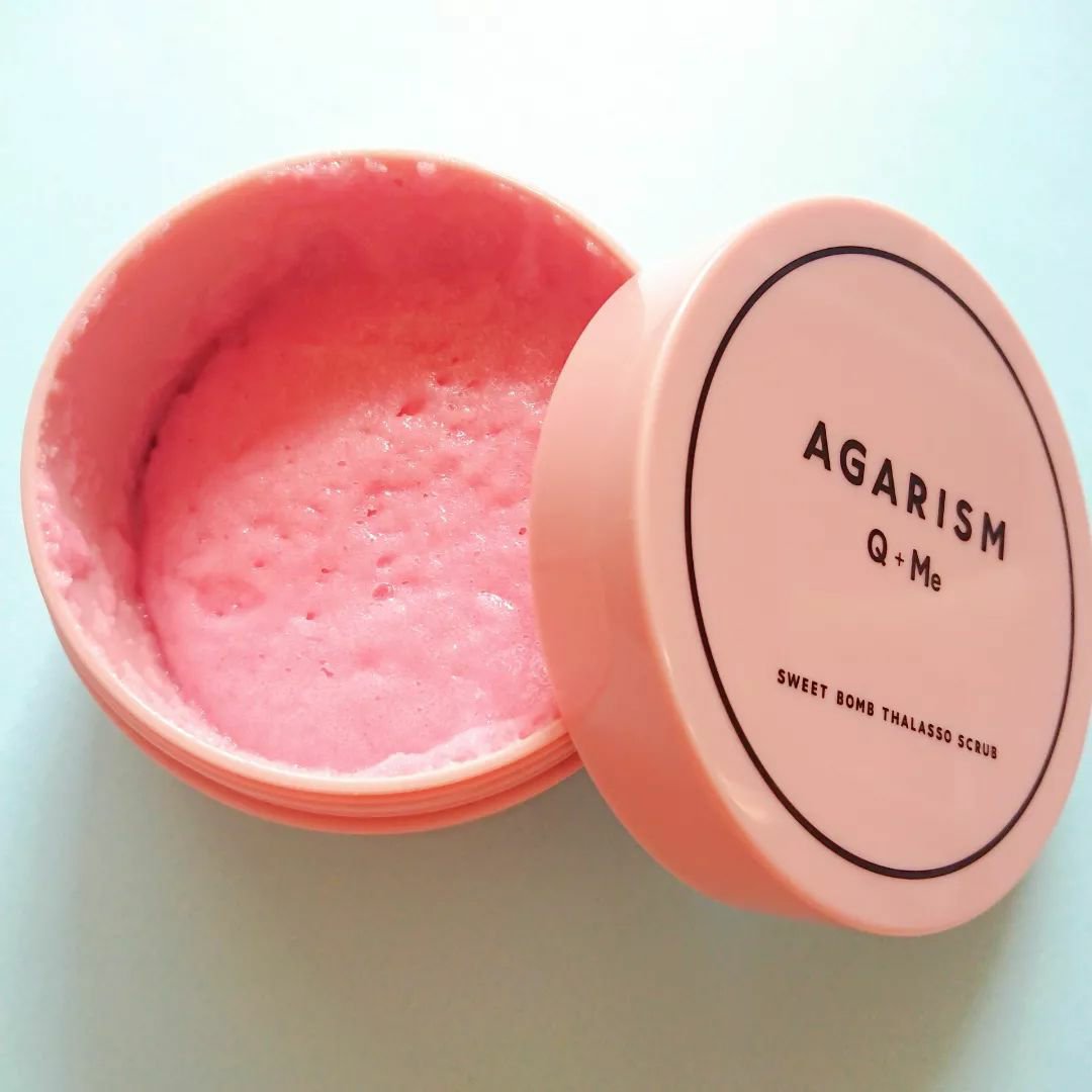 Q+Me スウィート ボム タラソ スクラブ/AGARISM/バストケア・ヒップケアを使ったクチコミ（2枚目）