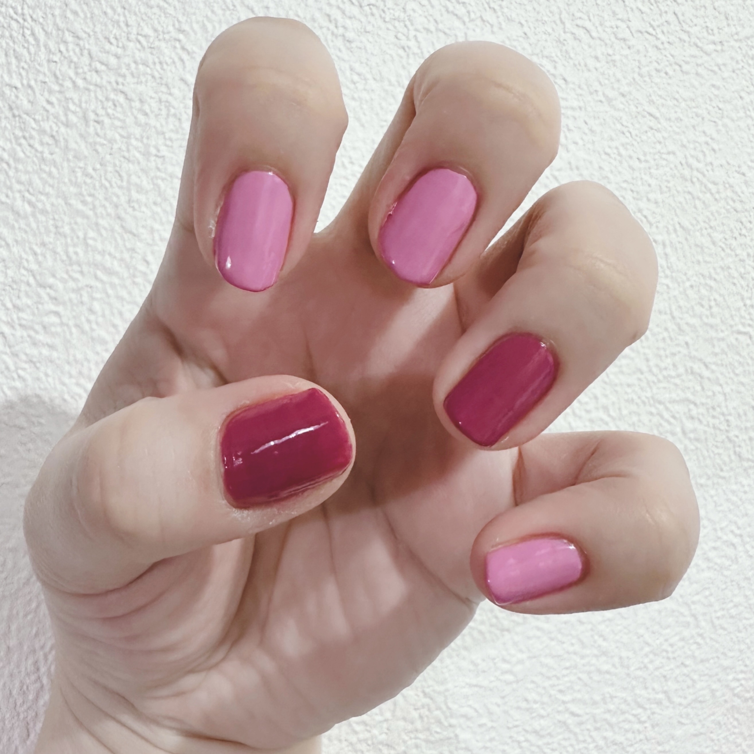 ネイルホリック リミテッドカラー カスタムジェラート RO608 カシス/ネイルホリック/マニキュアを使ったクチコミ（3枚目）