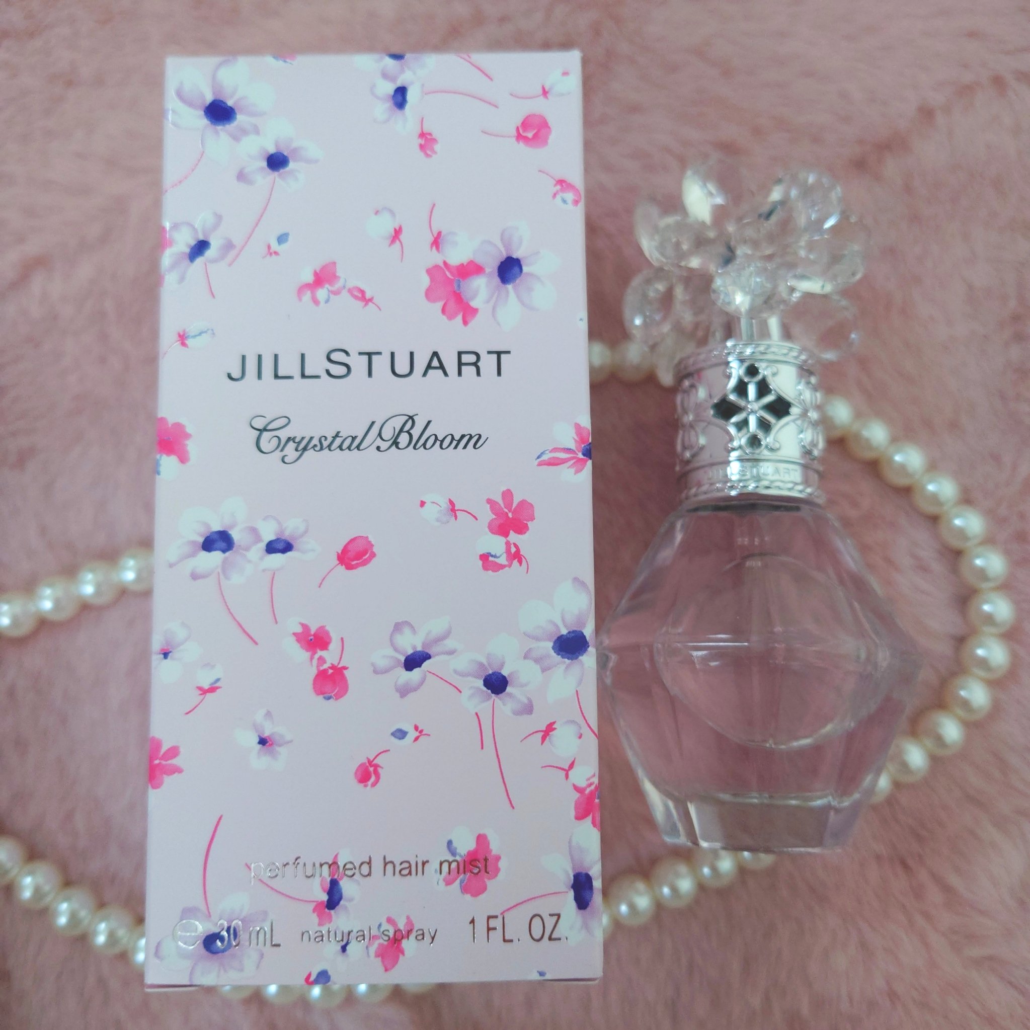 試してみた】クリスタルブルーム パフュームド ヘアミスト JILL STUART