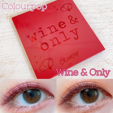 Wine&Only/ColourPop/アイシャドウパレットを使ったクチコミ（1枚目）