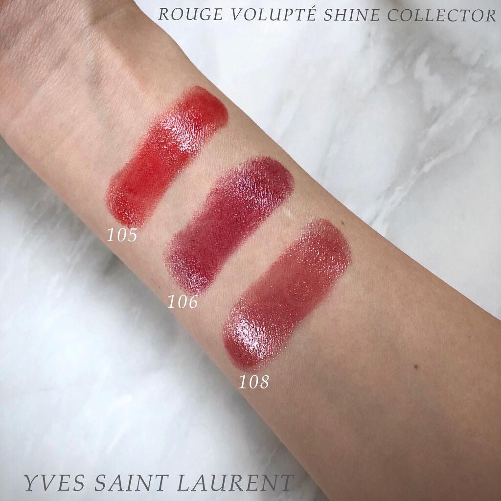 ルージュ ヴォリュプテ シャイン コレクター/YVES SAINT LAURENT BEAUTE/口紅を使ったクチコミ(2枚目)