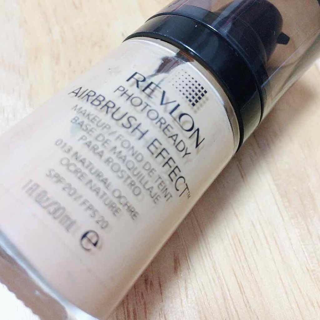 フォトレディ エアブラッシュ エフェクト メイクアップ/REVLON/リキッドファンデーションを使ったクチコミ(1枚目)