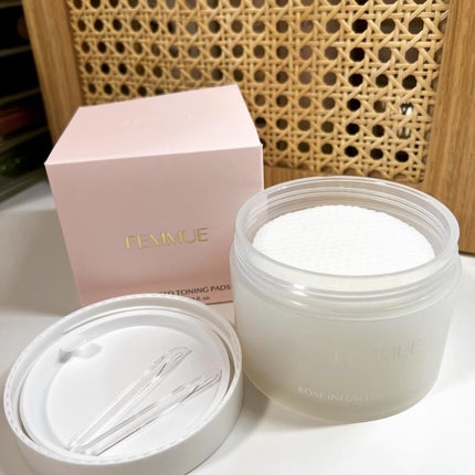 ローズインフューズド トーニングパッド/FEMMUE/拭き取り化粧水を使ったクチコミ(2枚目)