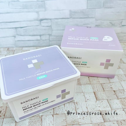 ミルクシスルリペアシカクイックマスクプラス/BANOBAGI/シートマスク・パックを使ったクチコミ(7枚目)