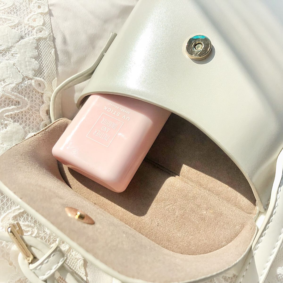 クリアUVスティック/Mother&Daughter/日焼け止めスティックを使ったクチコミ(2枚目)