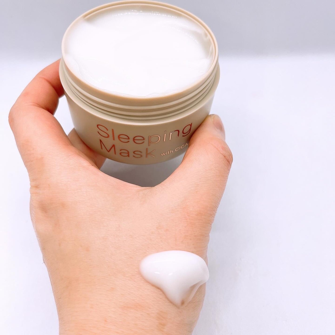 スリーピングマスク with CICA/b.glen/フェイスクリームを使ったクチコミ(4枚目)