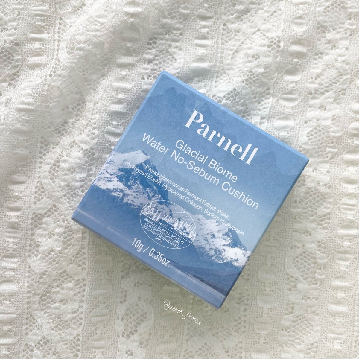 グラシアル バイオーム ウォーター ノーセバム クッション/parnell/クッションファンデーションを使ったクチコミ(7枚目)