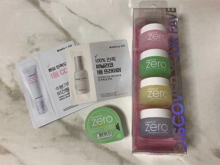 バニラコクレンジングバーム ディスカバリーキット/BANILA CO/その他キットセットを使ったクチコミ(1枚目)