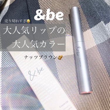 クレヨンリップ ナッツブラウン/＆be/口紅を使ったクチコミ（1枚目）