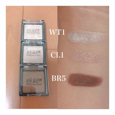 UR GLAM　POWDER EYESHADOW ブライトオレンジ〈オーロラパール〉/U R GLAM/シングルアイシャドウを使ったクチコミ（3枚目）