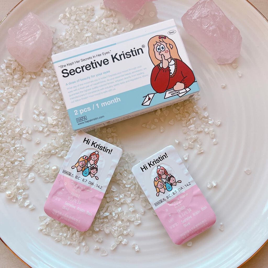 Secretive Kristen/Hapa kristin/カラーコンタクトレンズを使ったクチコミ(5枚目)