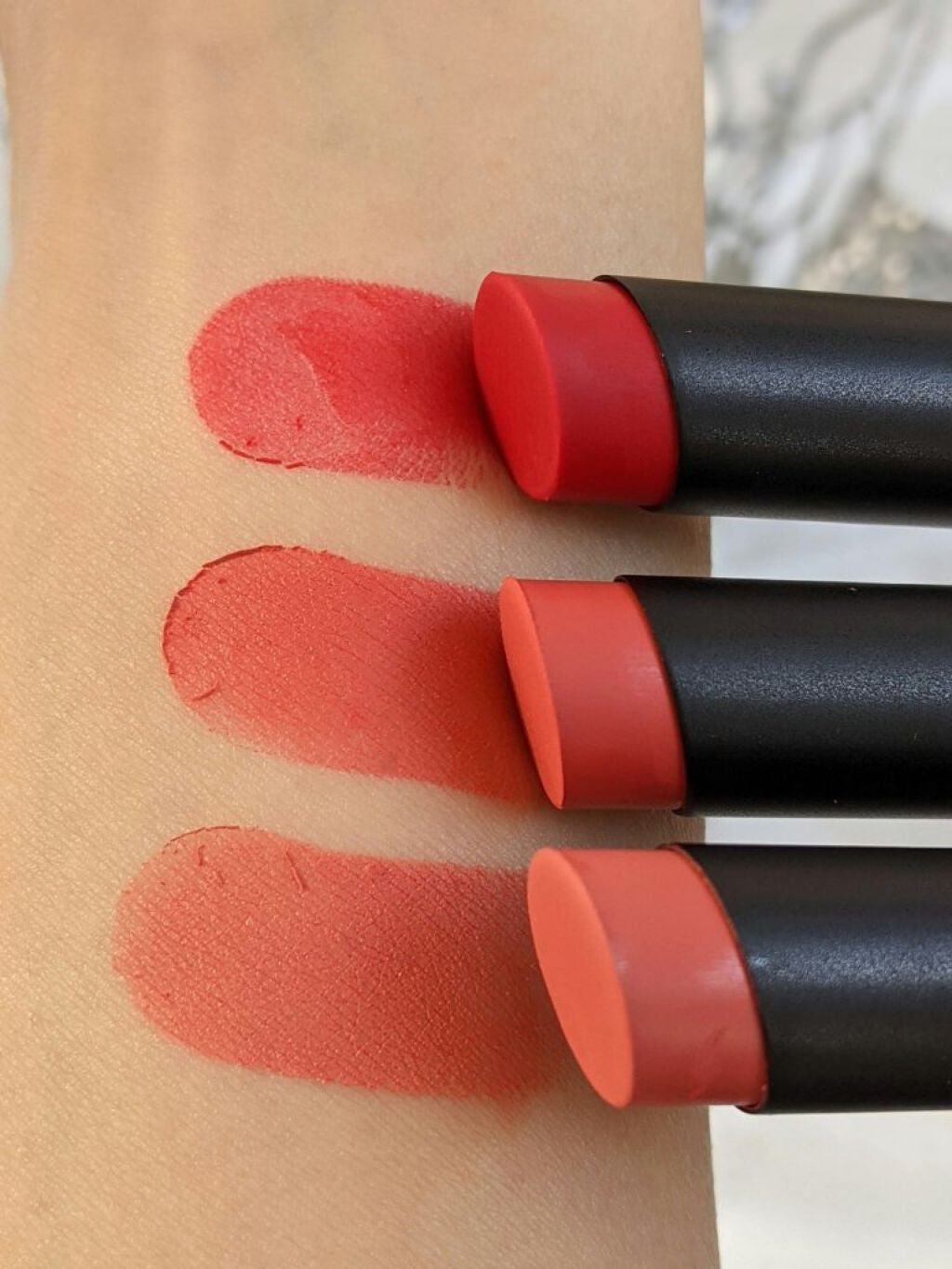 スマッジセミマットリップスティック/NAMING./口紅を使ったクチコミ(2枚目)