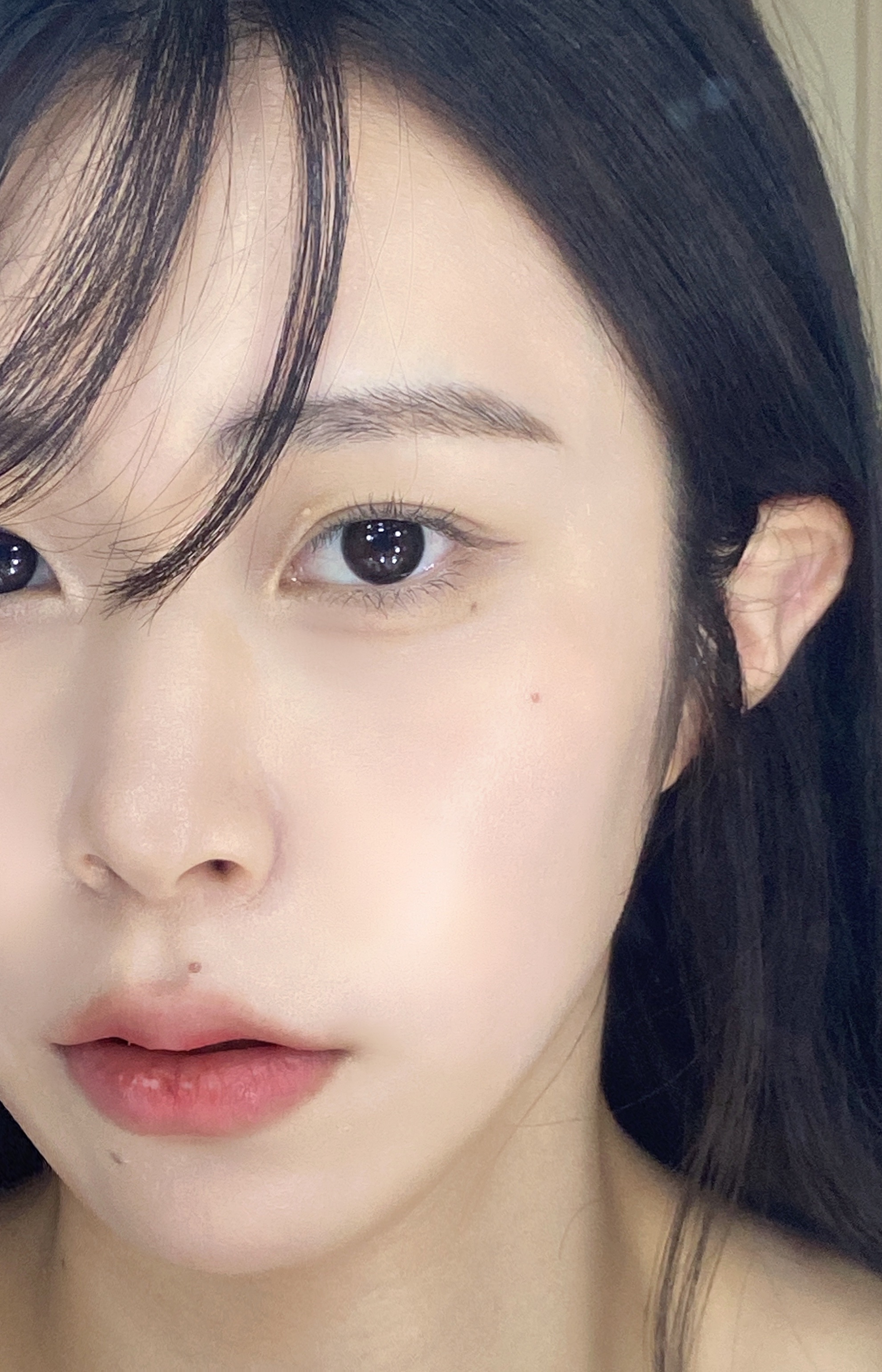 シャインブラックワンデー/POPLENS/カラーコンタクトレンズを使ったクチコミ（1枚目）