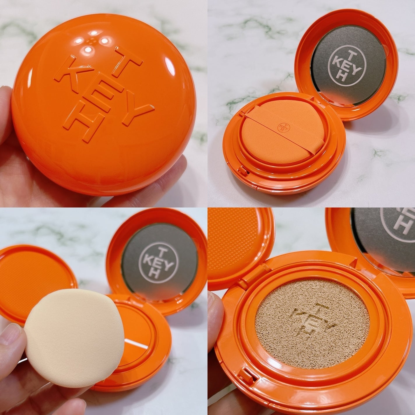 カリフォルニアフェザーライククッション/KEYTH/クッションファンデーションを使ったクチコミ(5枚目)