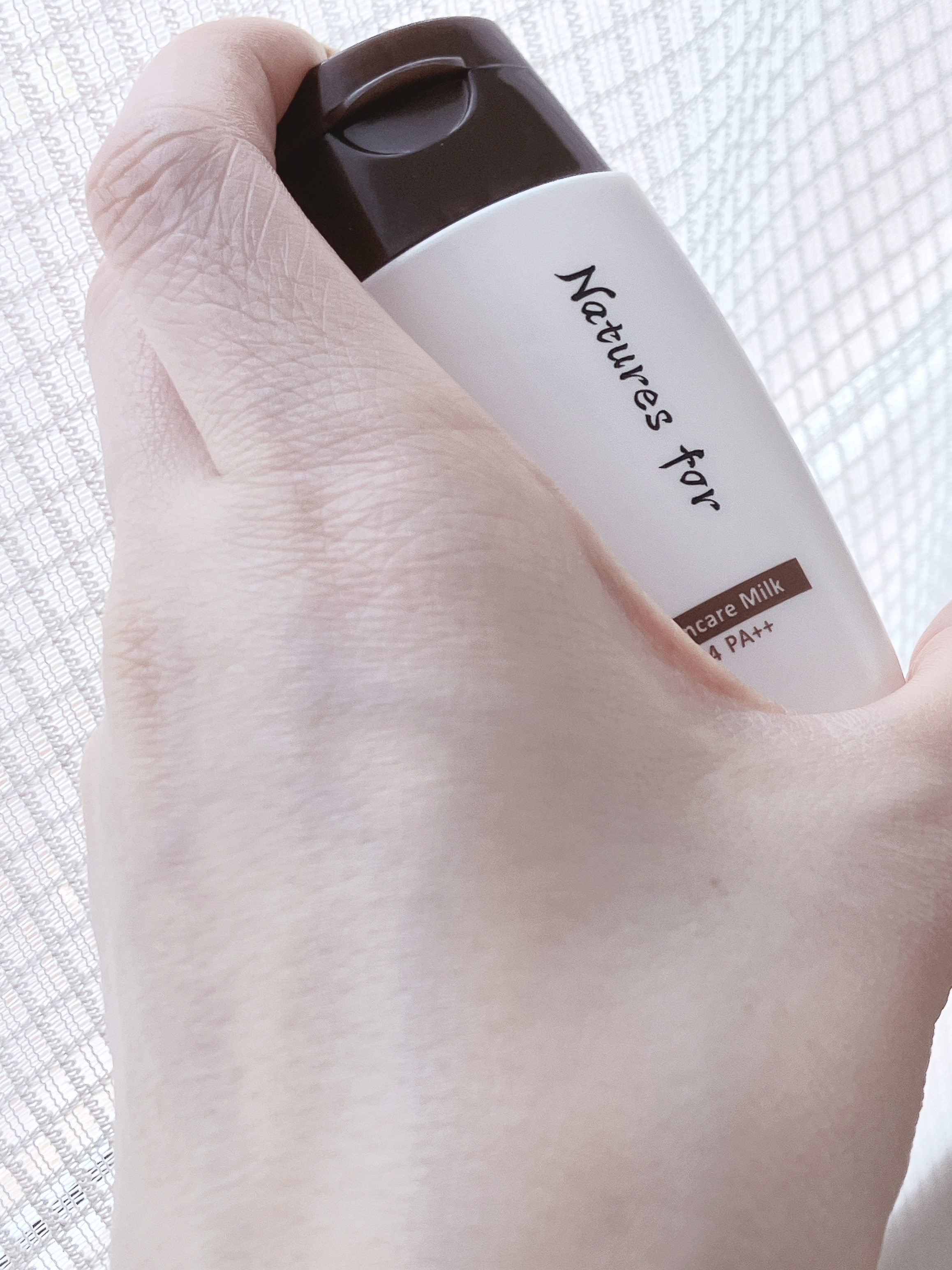 UVスキンケアミルク/Natures for/日焼け止め・UVケアを使ったクチコミ（1枚目）