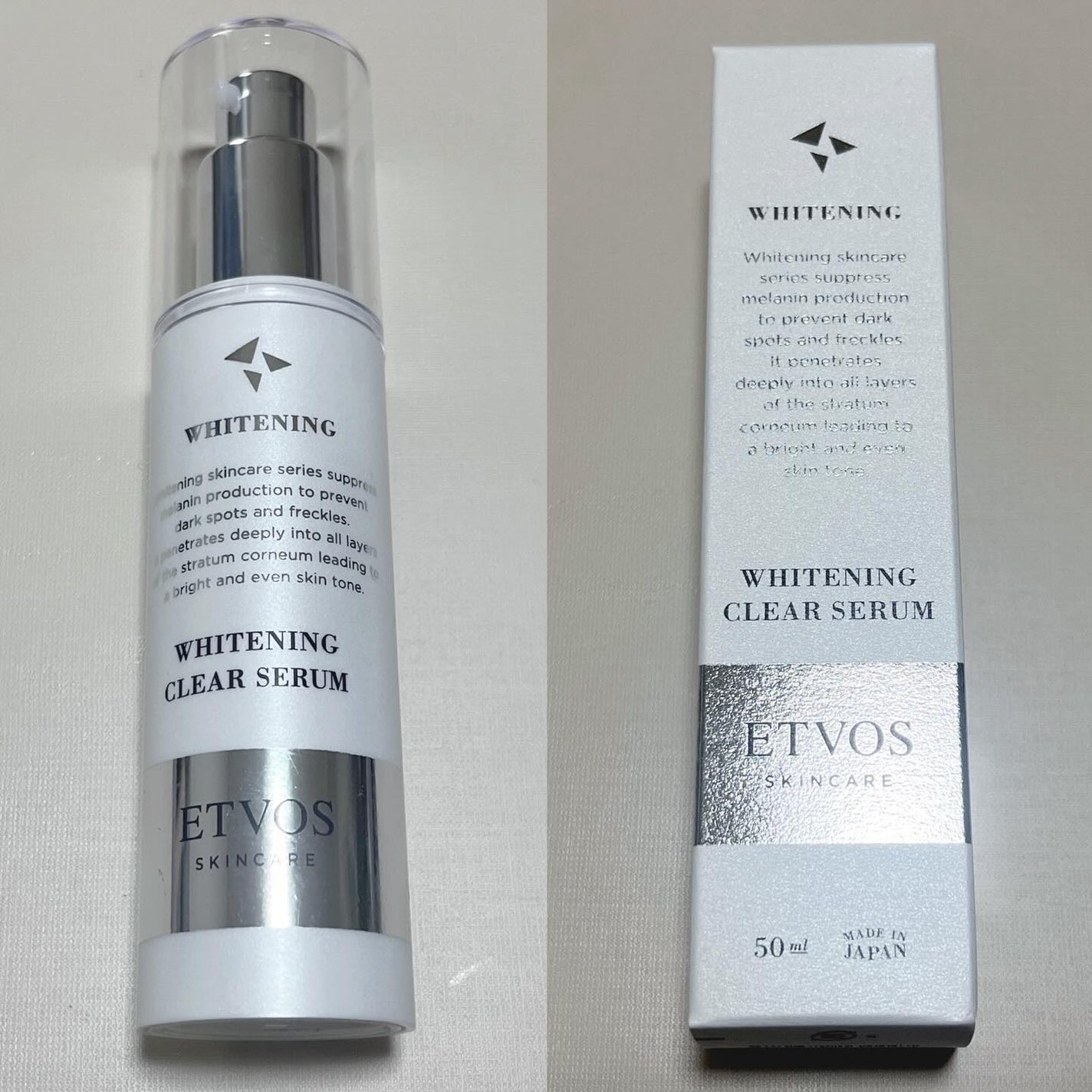 ホワイトニングクリアセラム/エトヴォス/美容液を使ったクチコミ(2枚目)