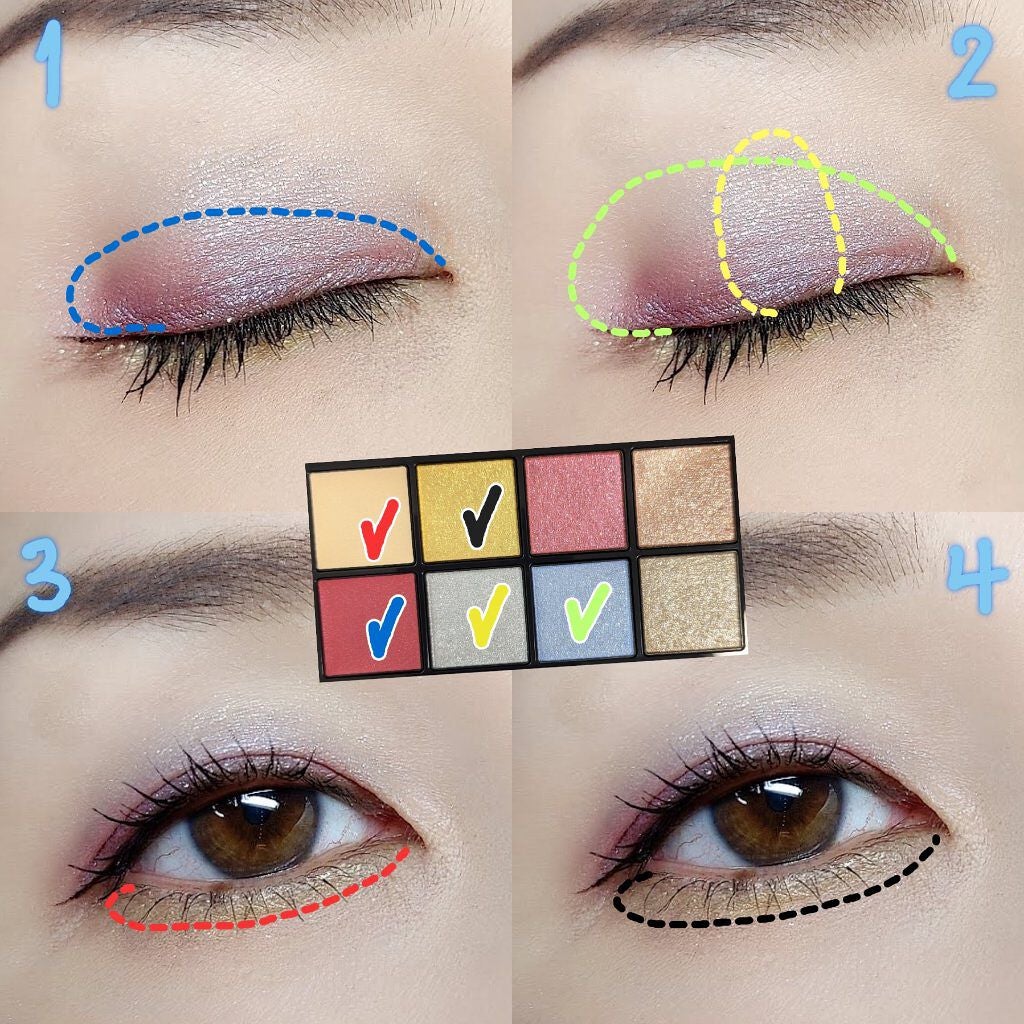 アイカラーパレット リミテッドコレクションa/Amplitude/アイシャドウパレットを使ったクチコミ(4枚目)