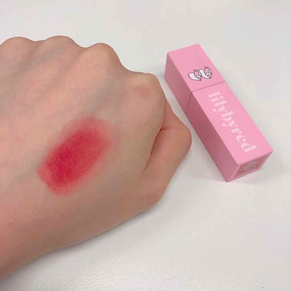 ブラッディライアー コーティングティント/lilybyred/リップティントを使ったクチコミ(2枚目)