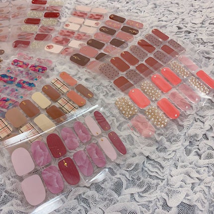 ネイルシール/Qoo10/ネイルシールを使ったクチコミ(5枚目)