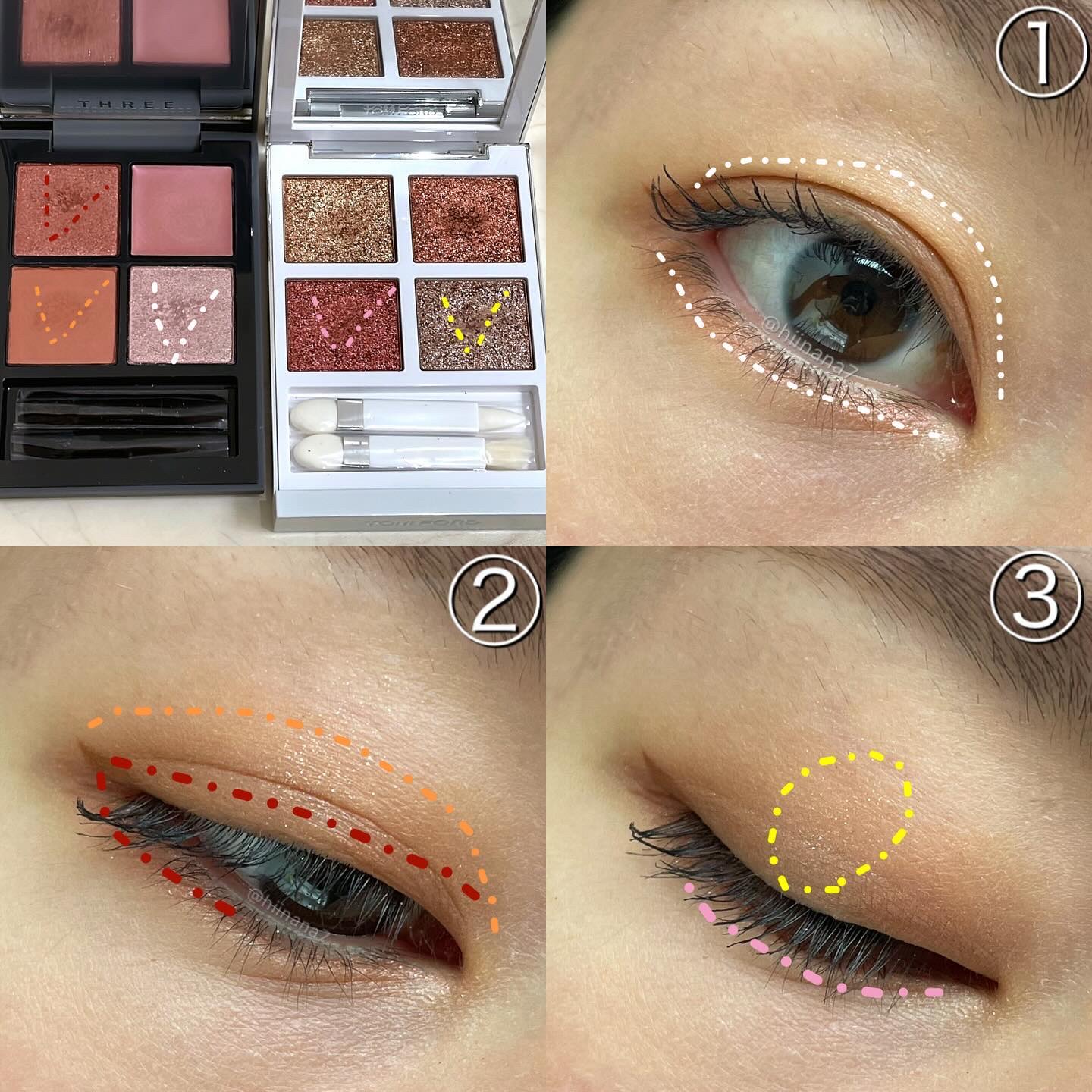 アイ カラー クォード エクストリーム X2 ラバ ラスター/TOM FORD BEAUTY/アイシャドウパレットを使ったクチコミ（3枚目）