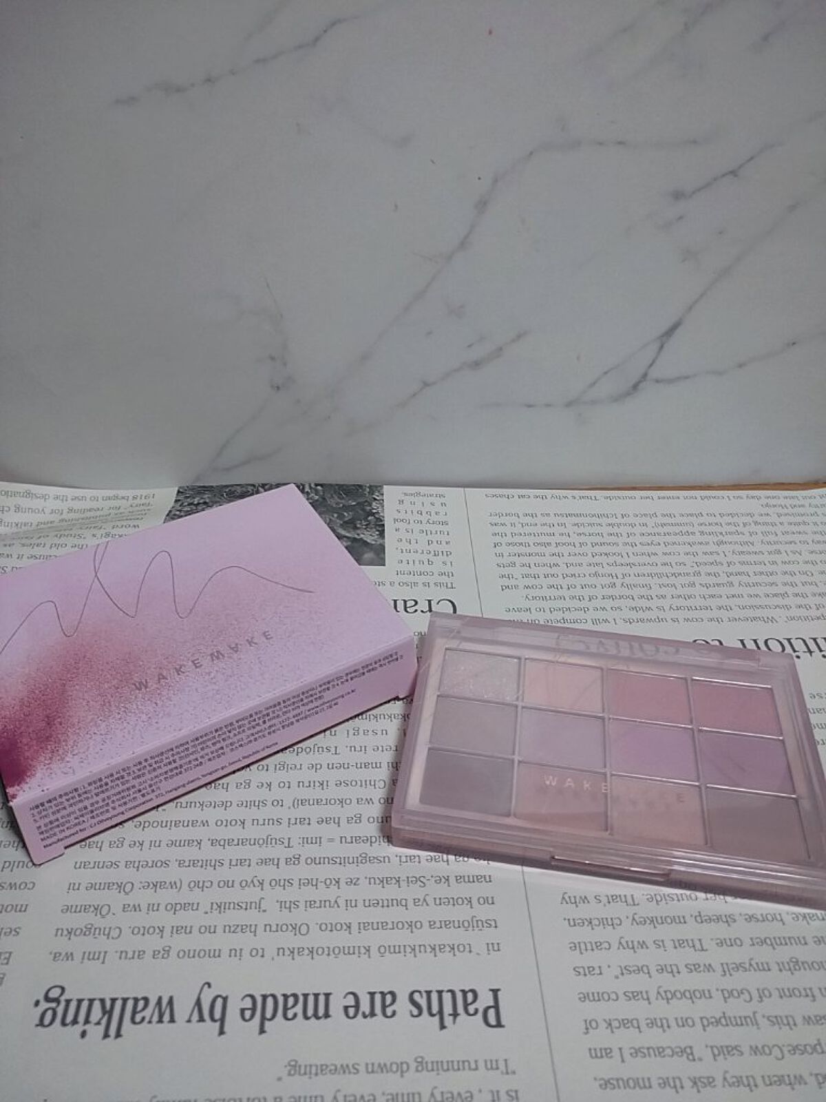 ソフトブラーリングアイパレット/wakemake/アイシャドウパレットを使ったクチコミ（1枚目）