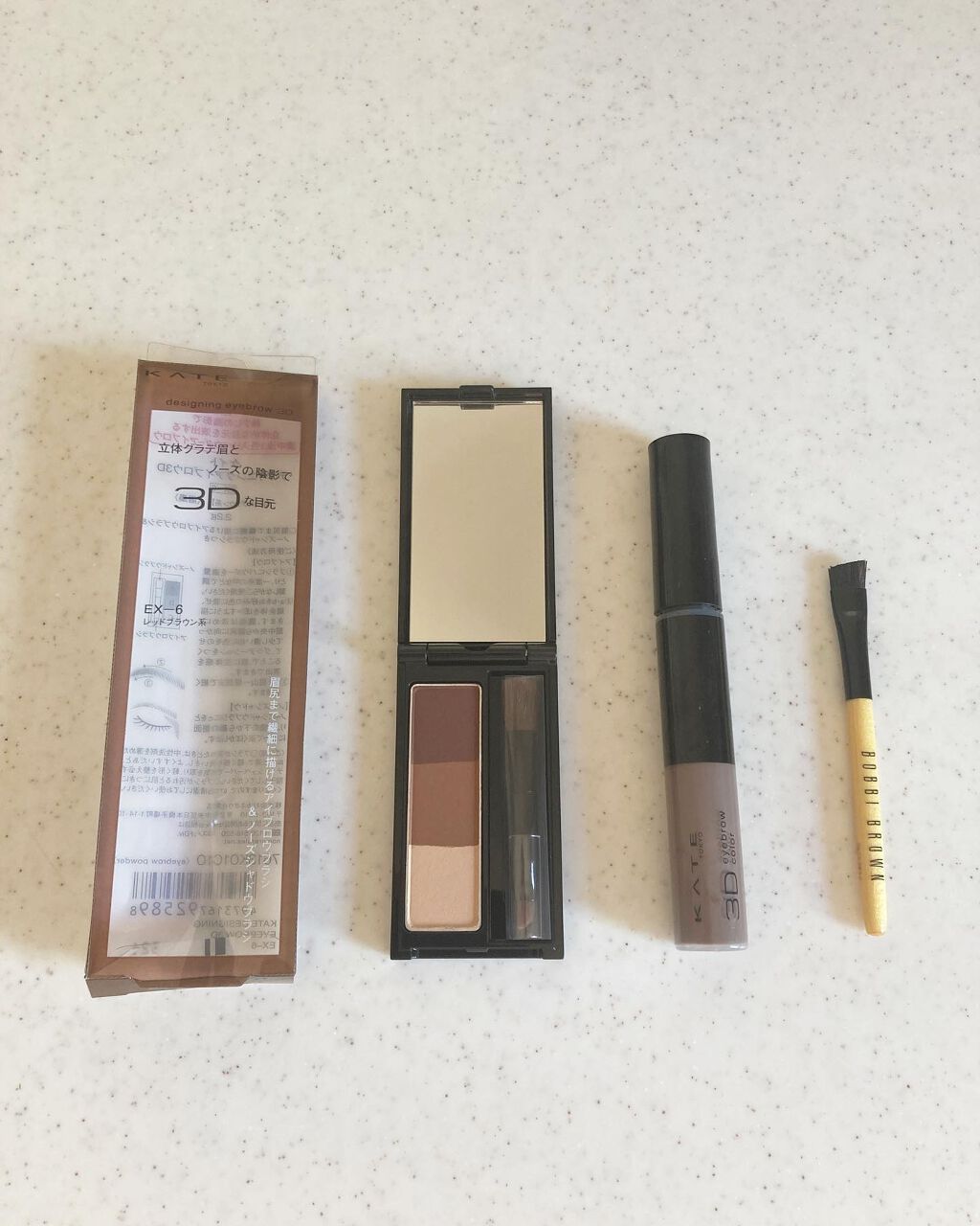 mayu on LIPS 「ケイトの3DアイブロウカラーNレッドブラウン系を購入しました。..」(4枚目)
