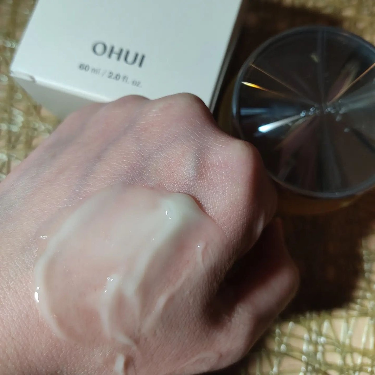 ミラクルトーニンググロークリーム/OHUI/フェイスクリームを使ったクチコミ(2枚目)