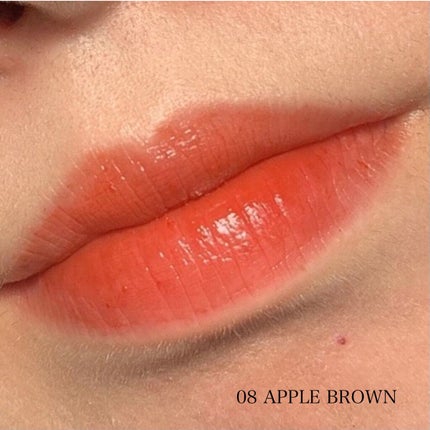 ジューシーラスティングティント/rom&nd/リップティントを使ったクチコミ(5枚目)