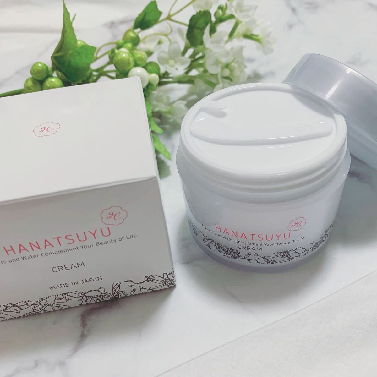 クリーム/HANATSUYU/フェイスクリームを使ったクチコミ（1枚目）