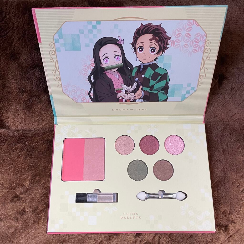 一番コフレ 鬼滅の刃 A賞アイシャドウパレット/BANDAI SPIRITS/アイシャドウパレットを使ったクチコミ(1枚目)