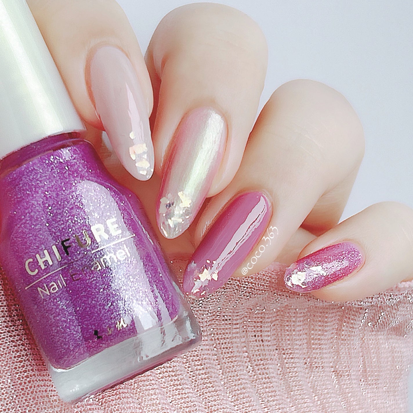 ネイル エナメル/ちふれ/マニキュアを使ったクチコミ(4枚目)