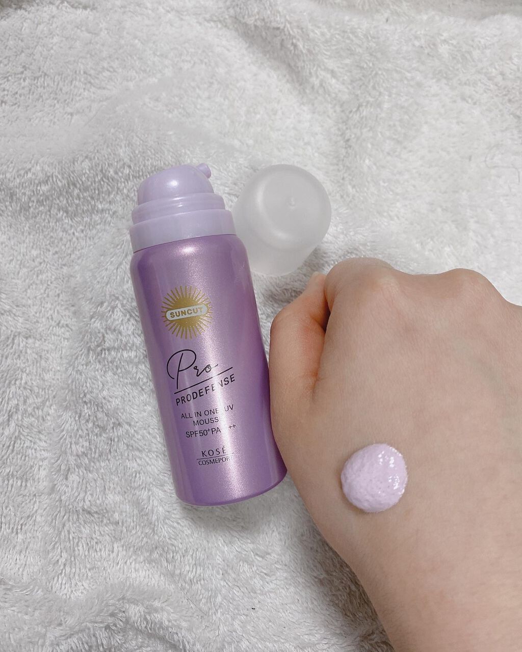 プロディフェンス オールインワンUV ムース/サンカット®/日焼け止めクリームを使ったクチコミ（1枚目）