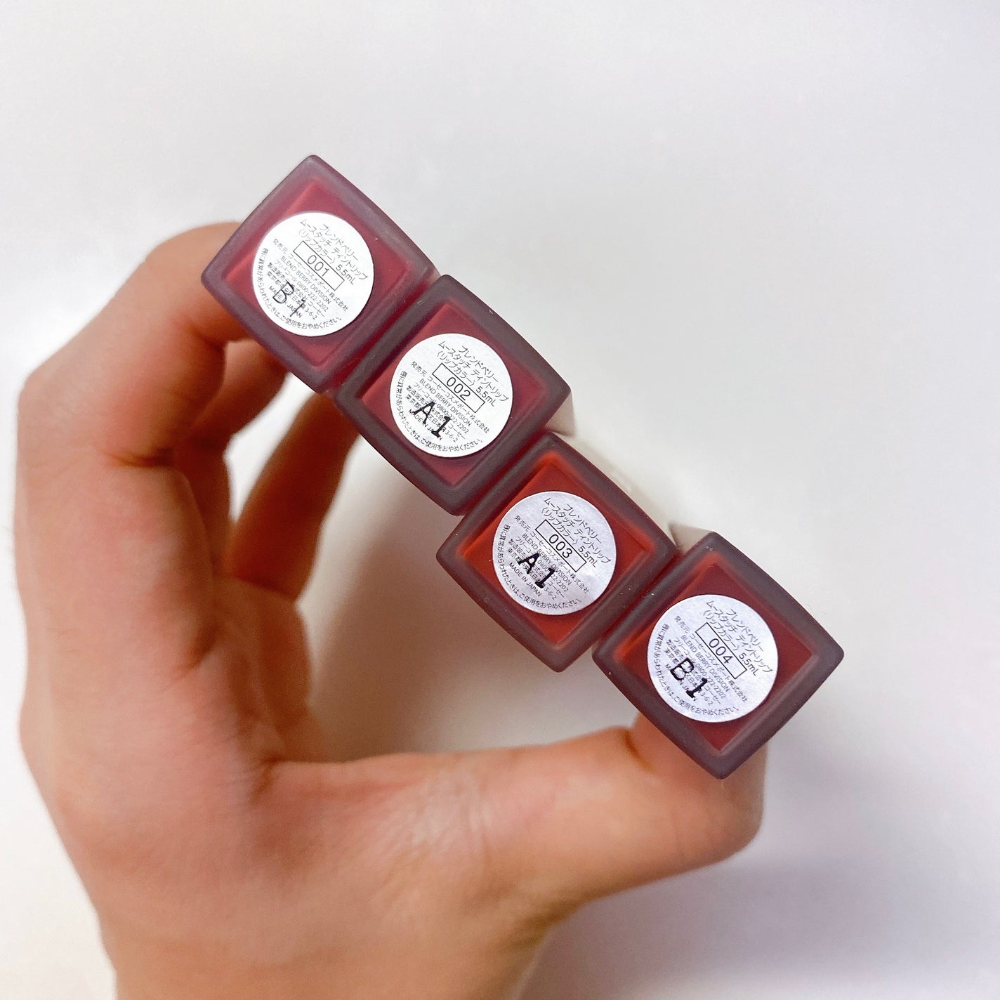 ムースタッチティントリップ /BLEND BERRY/リップティントを使ったクチコミ(9枚目)