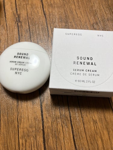 SUPEREGG  サウンド リニューアル セラムクリームのクチコミ「SUPEREGG
サウンド リニューアル セラムクリーム
✼••┈┈••✼••┈┈••✼••┈.....」（1枚目）