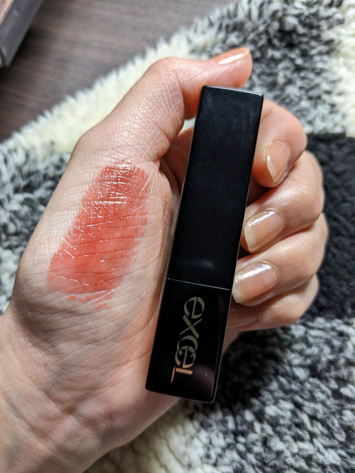 グレイズバームリップ/excel/口紅を使ったクチコミ(4枚目)