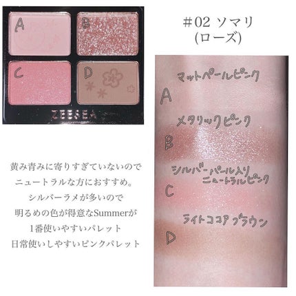 アニマルアイシャドウ(4シェード)/ZEESEA/アイシャドウパレットを使ったクチコミ(4枚目)