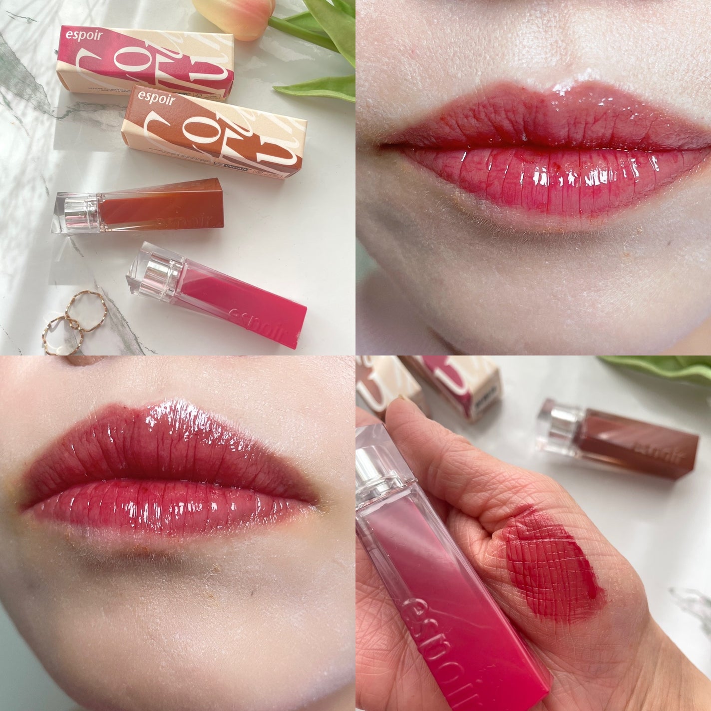 クチュールリップティントグレイズ/espoir/リップティントを使ったクチコミ(4枚目)
