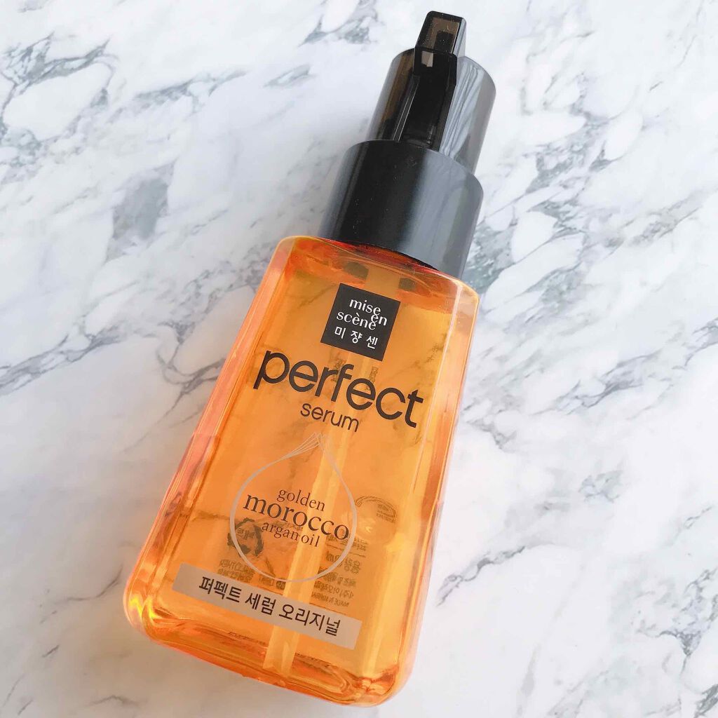 パーフェクト セラム オリジナル/miseenscene/ヘアオイルを使ったクチコミ（1枚目）