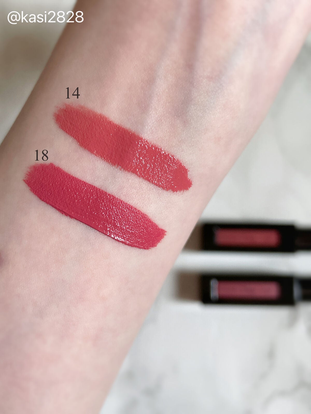 ルージュ デコルテ リキッド/DECORTÉ/口紅を使ったクチコミ(2枚目)